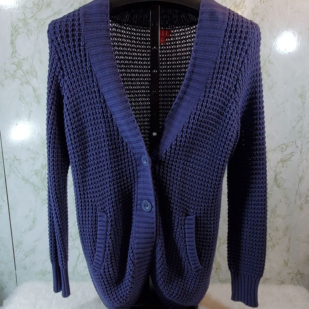 ELLE Button Front Cardigan - Picture 1 of 7